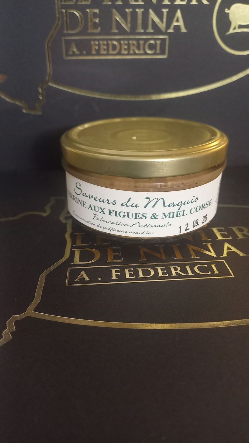 TERRINE ARTISANALE AUX FIGUES & MIEL CORSE 0.140g