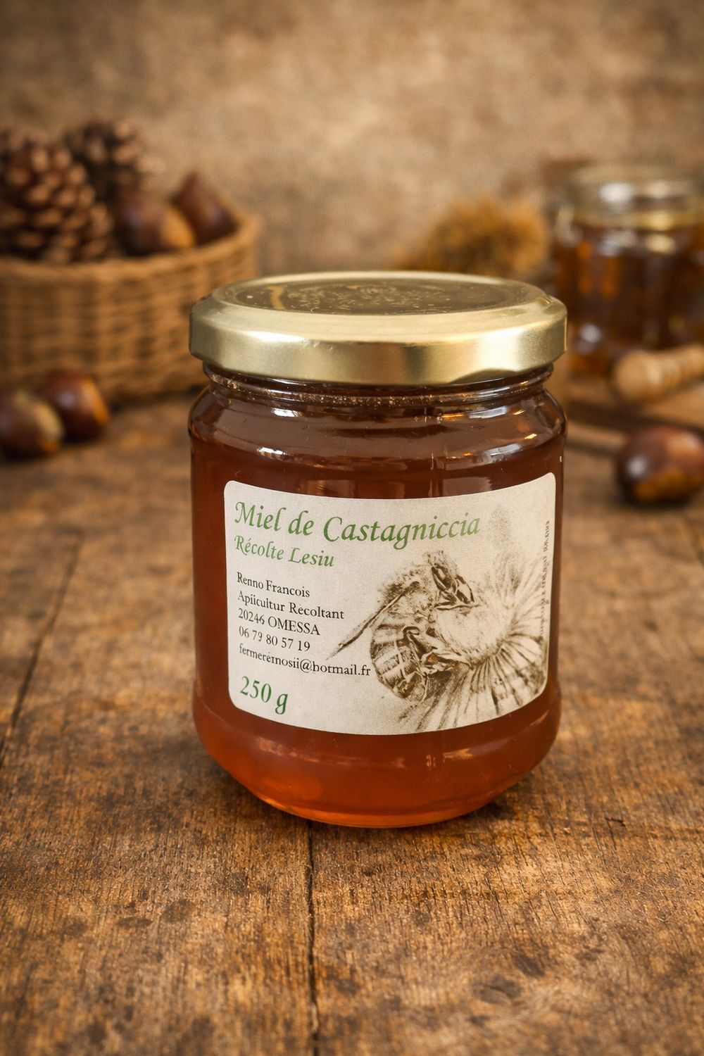 Miel de châtaignes 250g