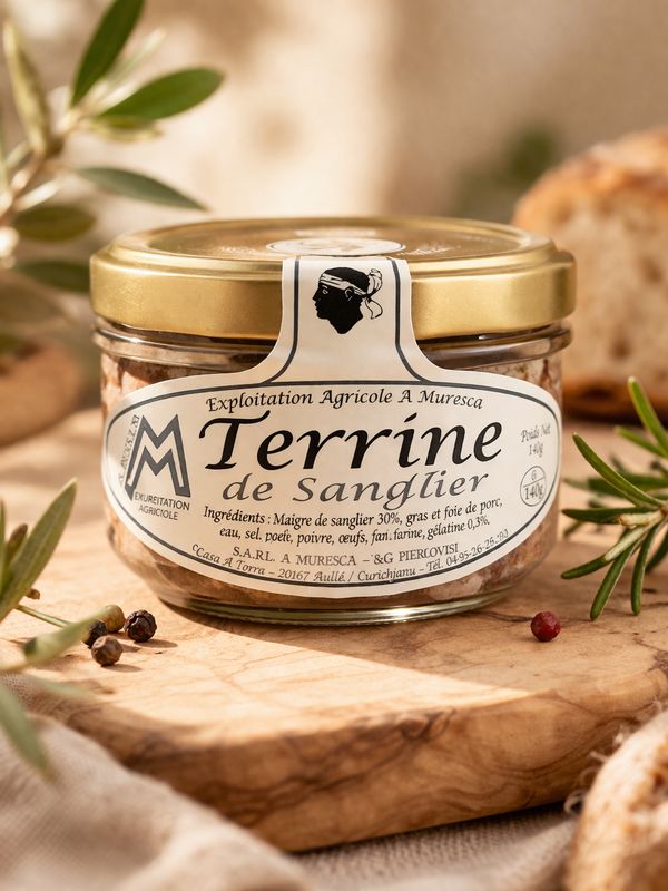 TERRINE ARTISANALE  SANGLIER  0.140 g