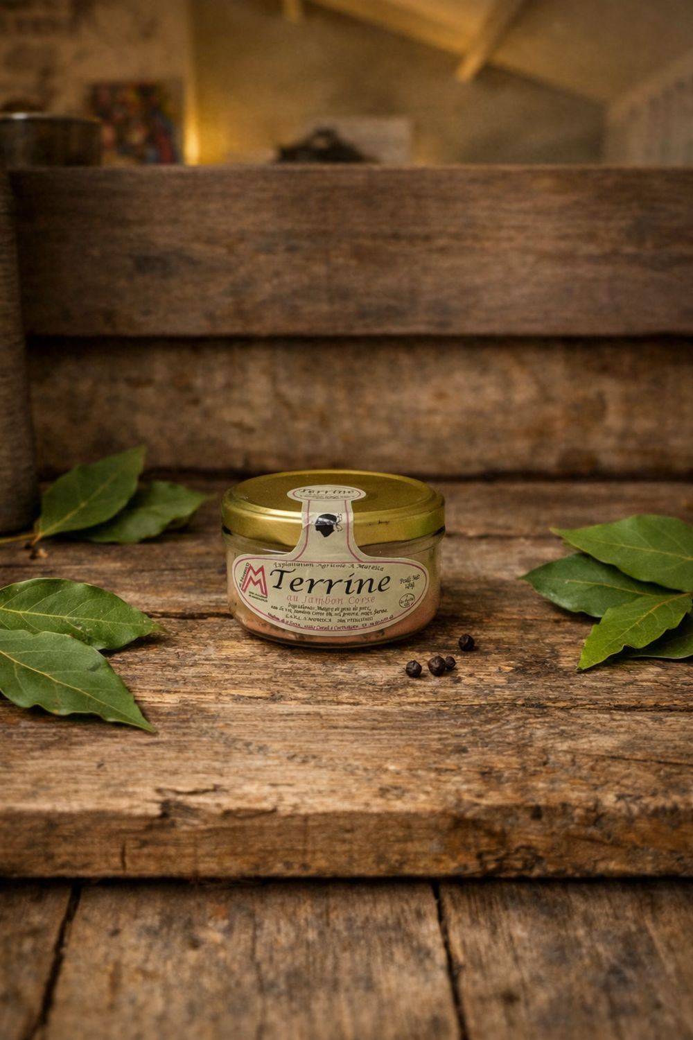 TERRINE AU JAMBON CORSE 140g