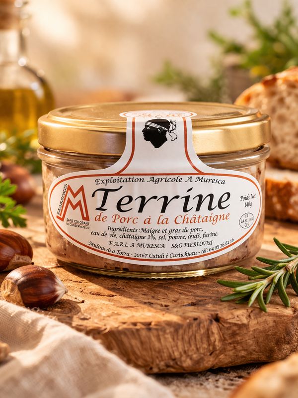 TERRINE  A LA CHATAIGNE 140g