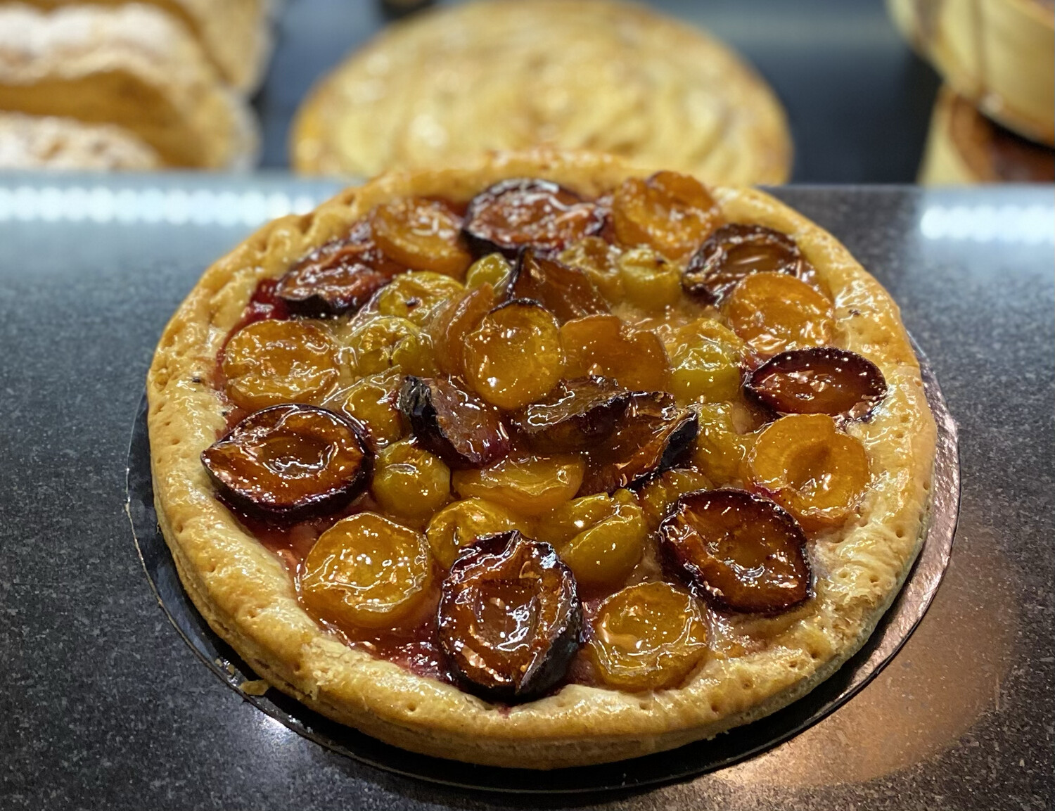 Tarte fines fruits cuits 4 personnes