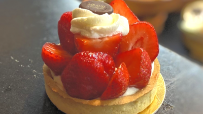 Tarte aux fraises 4 personnes