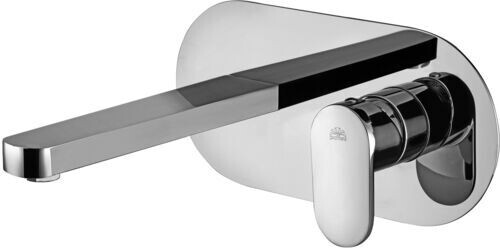 MISCELATORE CANDY INCASSO LAVABO A PARETE COMPLETO DI PIASTRA E ATTACCHI L 150