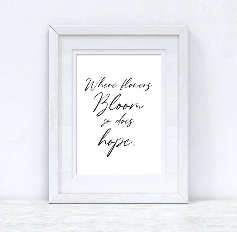 Where flowers bloom