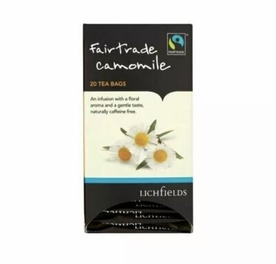 Lichfields Fairtrade Camomile 20 Tea Bags