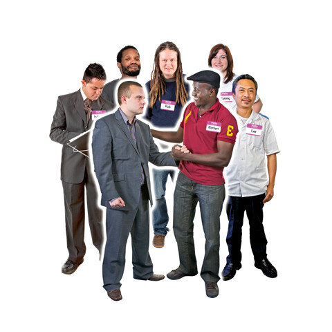 Staff and students that work with people with learning disabilities