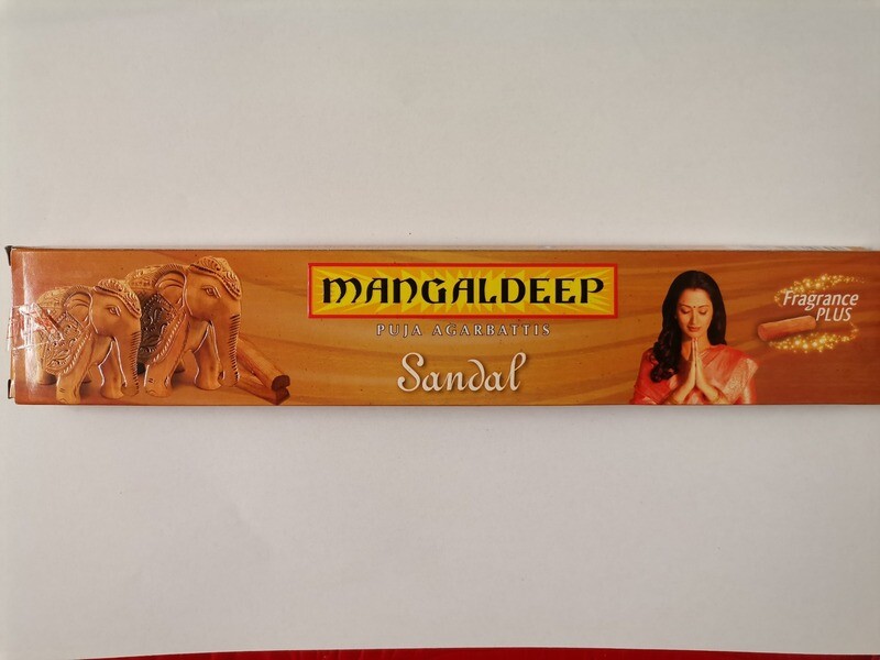 Mangaldeep Incense Sticks (Agarbattis) Sandal - 12N