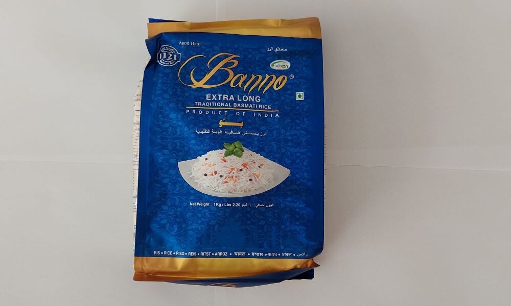 Banno Extra Long Basmati Rice - 1 kg