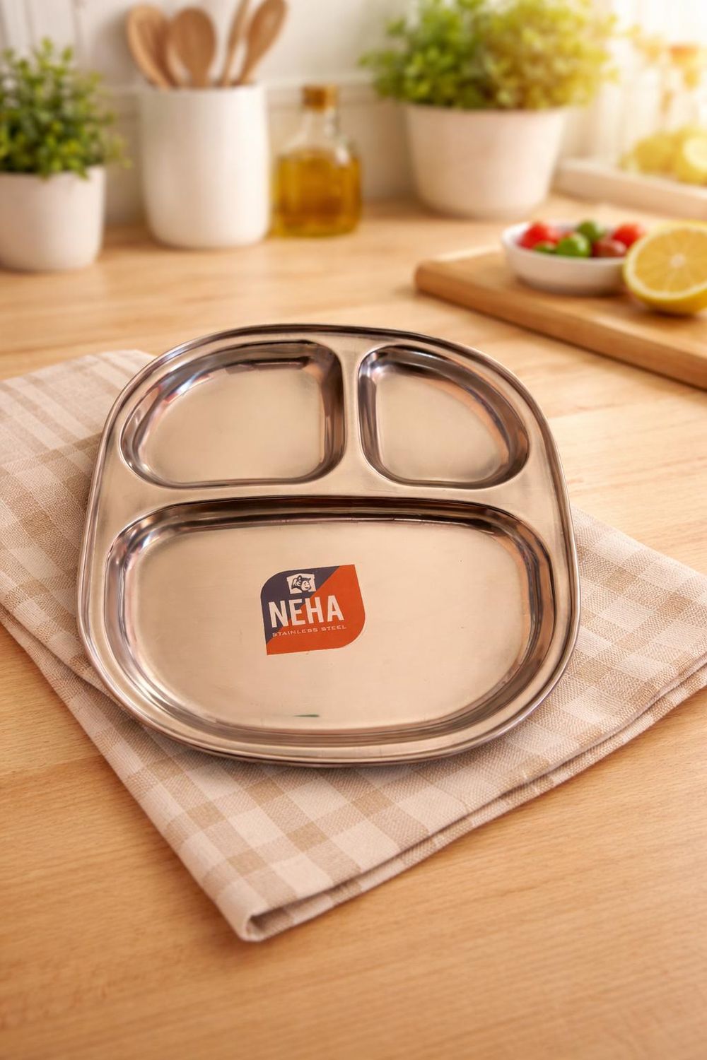 Durable stainless steel plates