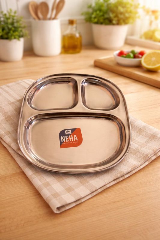 Durable stainless steel plates