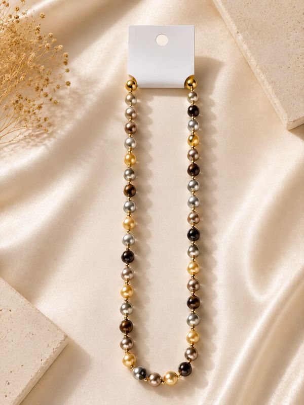 Elegant Multitone Beaded Chain