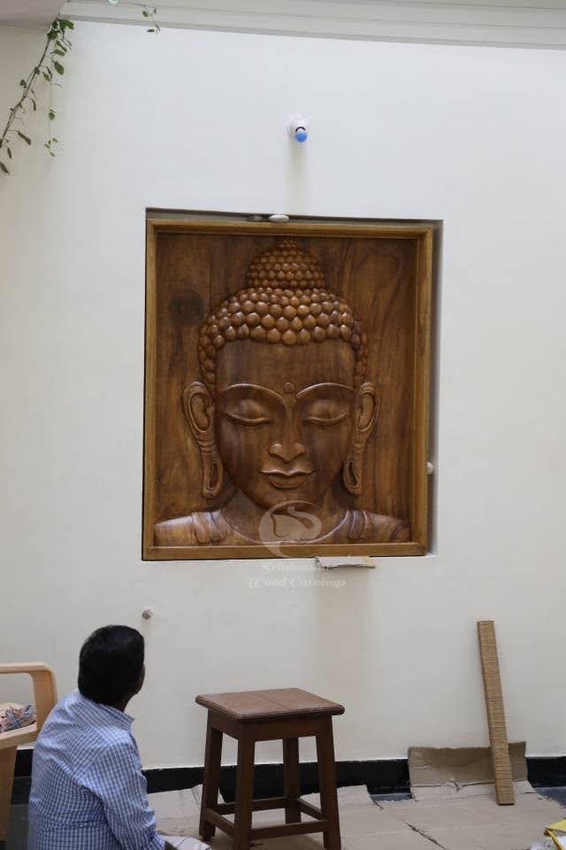 Wall mount Buddha panel Wall mount Buddha panel