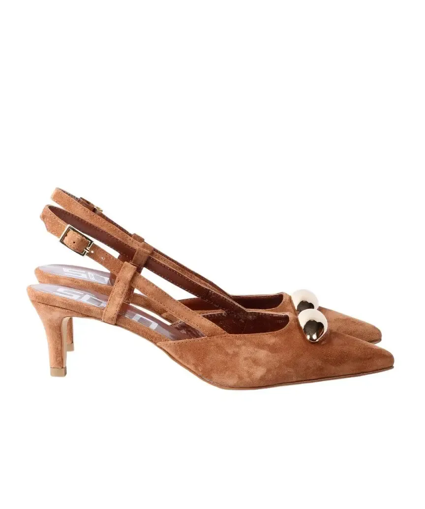 ćibar velurske sandale potpetica 5 cm
