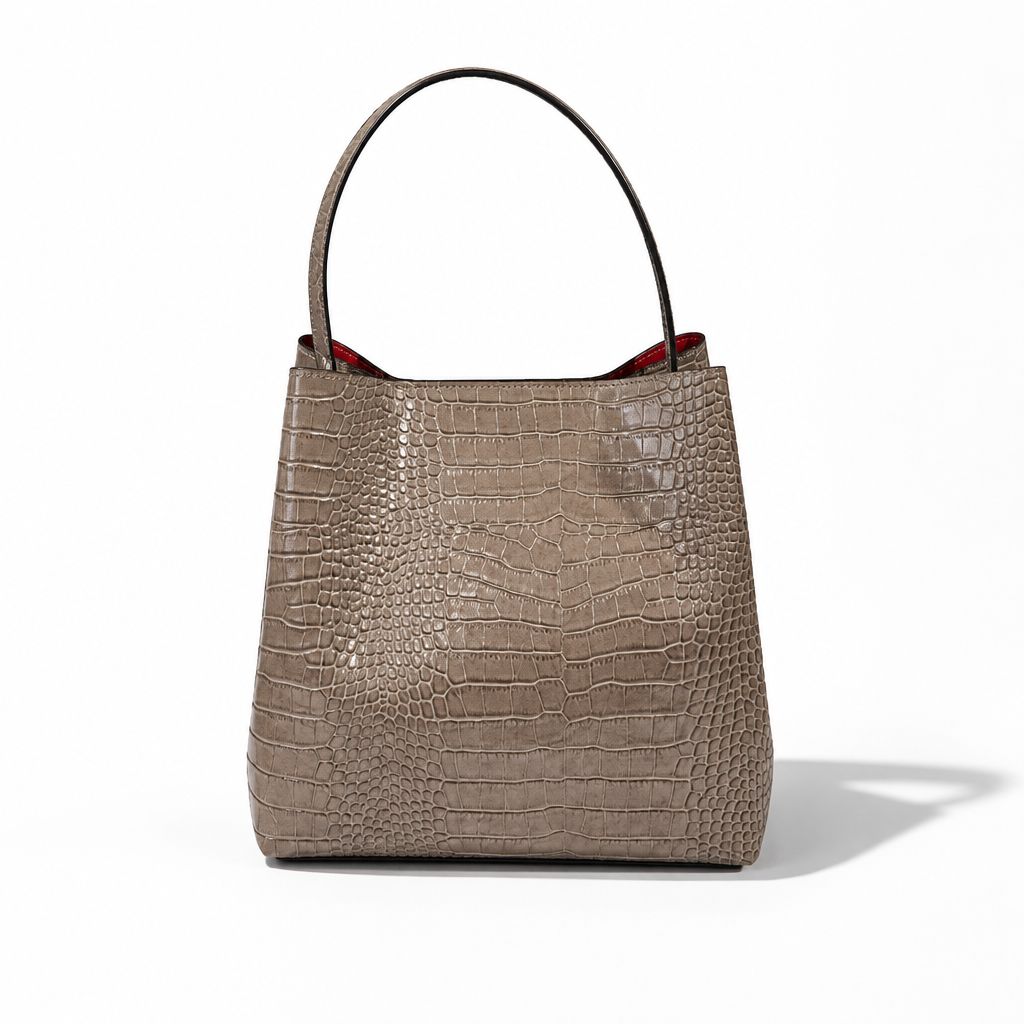Torba Taupe Croco