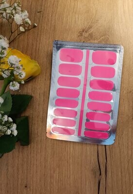 Neon-Pink, 16er-Nagelfolie Neon-Pink, 16er-Nagelfolie