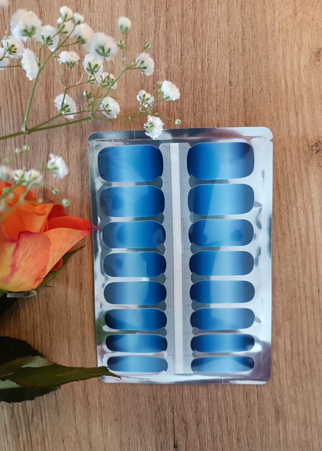 Blue Girl, 16er-Nagelfolie