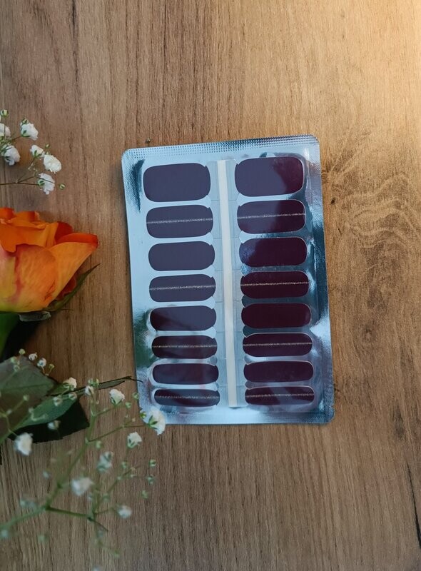 Elegante Bordeaux,16er-Nagelfolie Elegante Bordeaux,16er-Nagelfolie