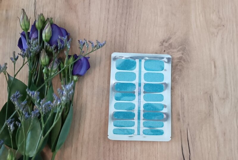 Magic Teal, 16er-Nagelfolie Magic Teal, 16er-Nagelfolie