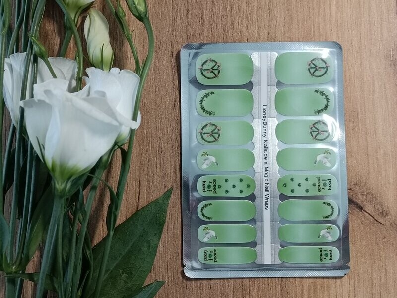 Pray for Peace Pistaccio Dream, 16er-Nagelfolie Pray for Peace Pistaccio Dream, 16er-Nagelfolie