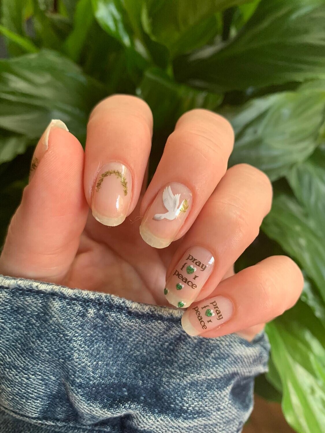 Pray for Peace, Overlay, 16er-Nagelfolie, Magic Nail Wraps Exklusivdesign Pray for Peace, Overlay, 16er-Nagelfolie, Magic Nail Wraps Exklusivdesign