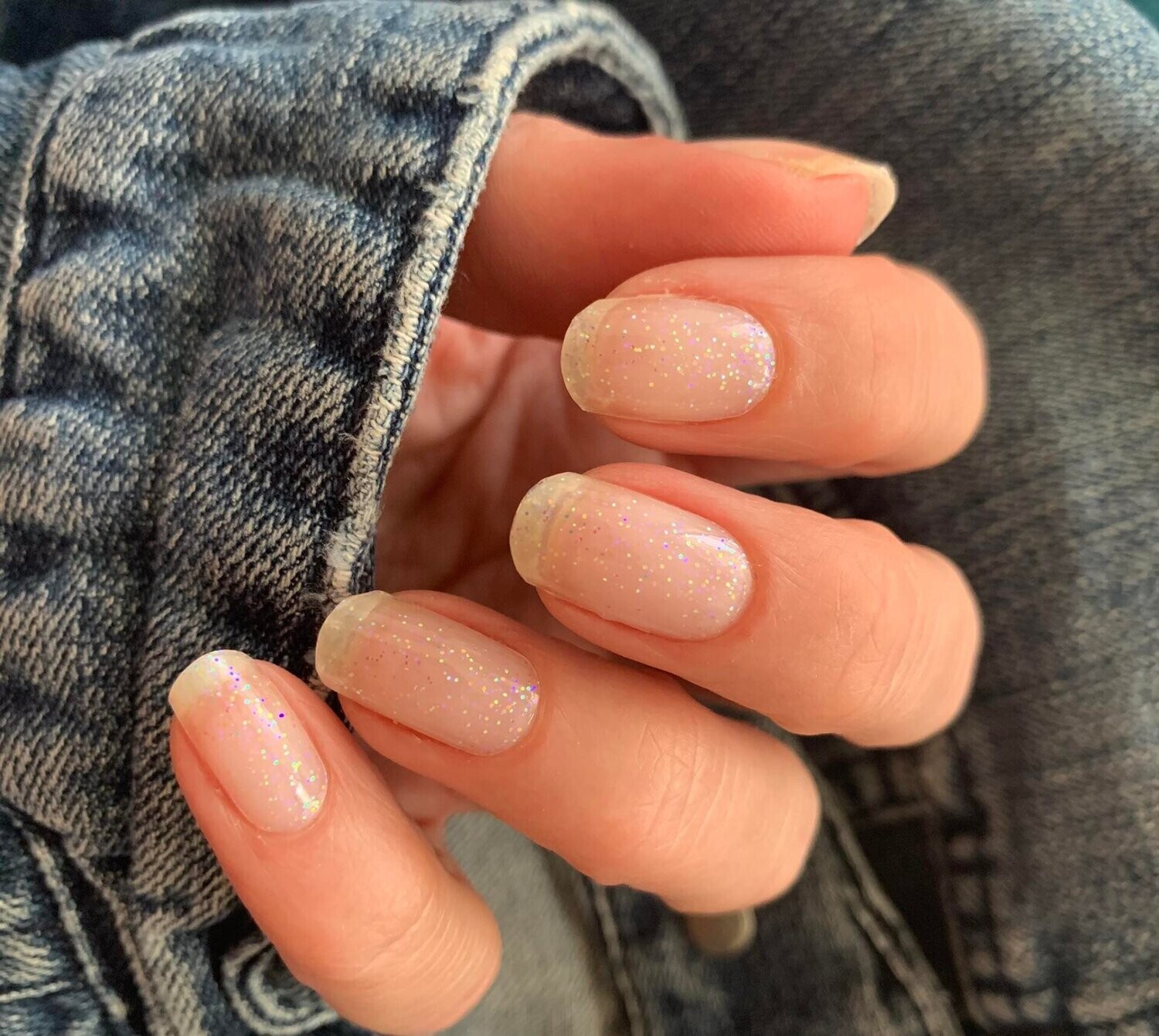 Glimmer me tender, Overlay, 16er-Nagelfolie