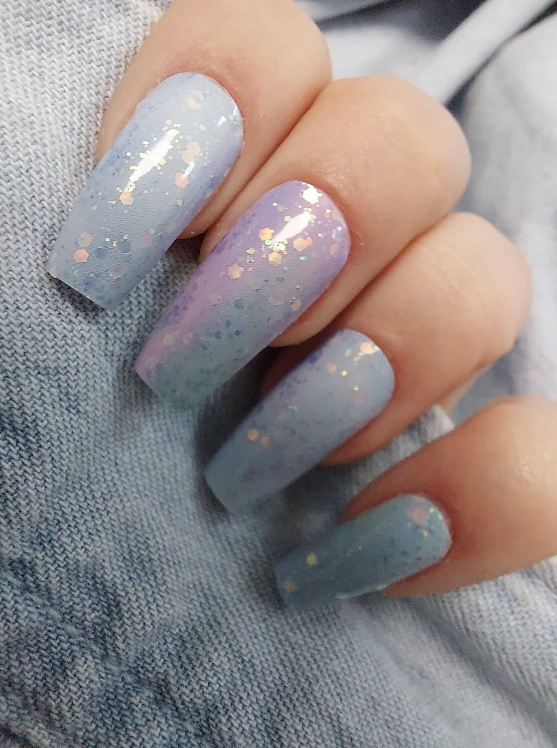 Frozen Glitter, 16er-Nagelfolie Frozen Glitter, 16er-Nagelfolie