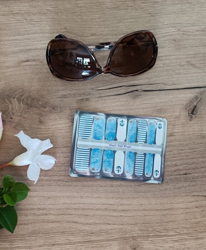 Beach Girl, 16er-Nagelfolie Beach Girl, 16er-Nagelfolie