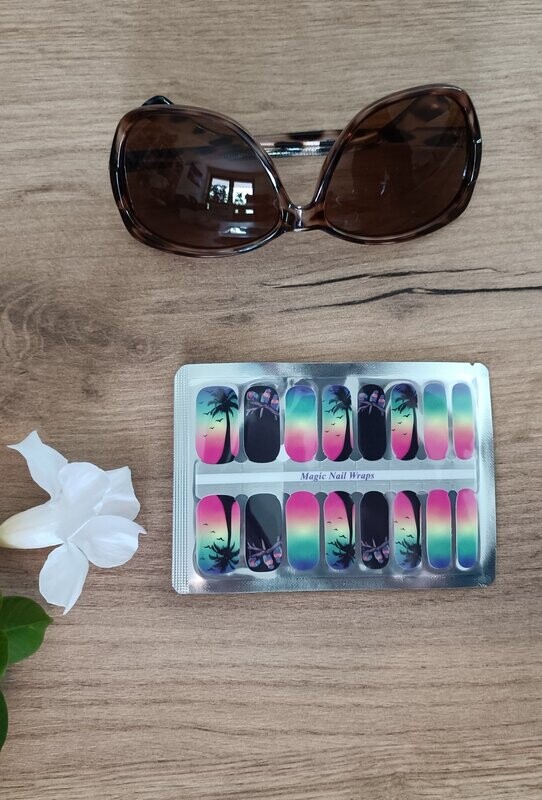 Paradise Birds, 16er-Nagelfolie Paradise Birds, 16er-Nagelfolie