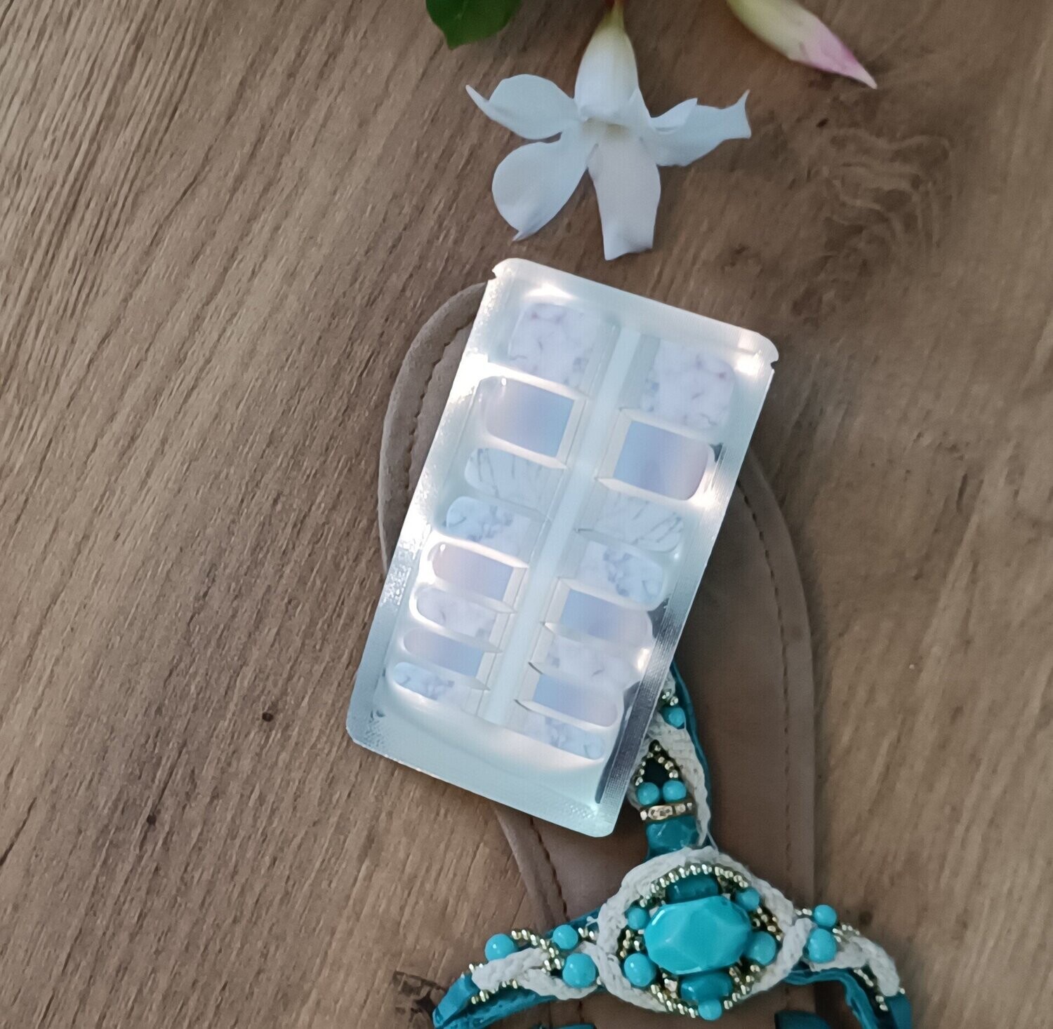 Pastell Marble, 16er-Fussfolie Magic Nail Wraps