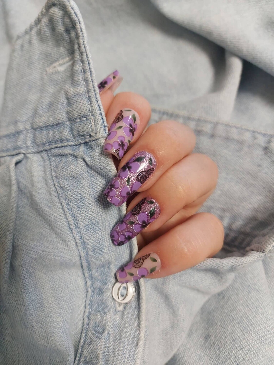 Violet Beauty, Overlay, 16er-Nagelfolie Violet Beauty, Overlay, 16er-Nagelfolie