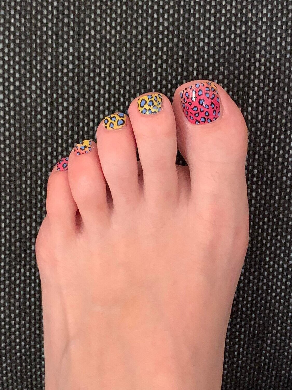 Color me wild, 16er-Fussfolie