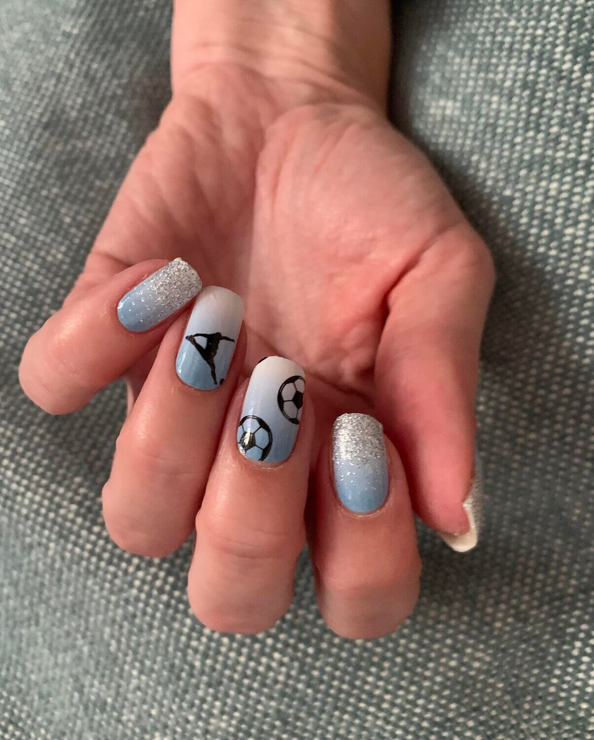 Glitter Balls, 16-er Nagelfolie