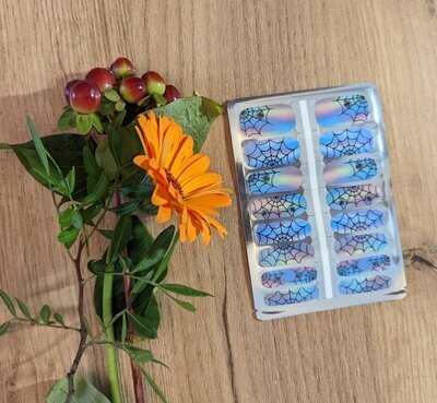 Spider Webs, Mermaid-Finish, 16-er Nagelfolie Magic Nail Wraps wieder da! Spider Webs, Mermaid-Finish, 16-er Nagelfolie Magic Nail Wraps wieder da!