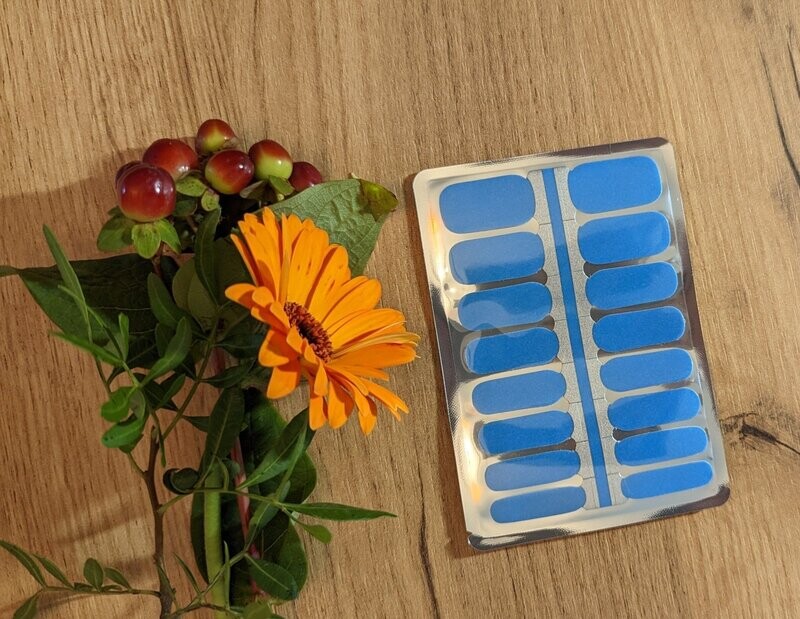 Powder Blue, pearly,16-er Nagelfolie Magic Nail Wraps wieder da! Powder Blue, pearly,16-er Nagelfolie Magic Nail Wraps wieder da!