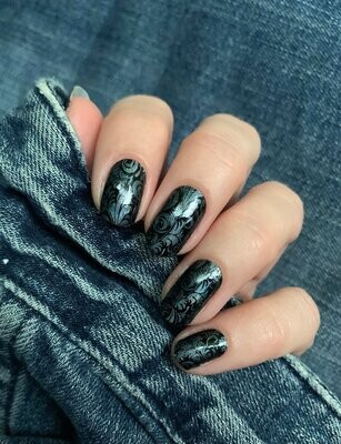 Metallic Paisley, 16-er Nagelfolie Metallic Paisley, 16-er Nagelfolie