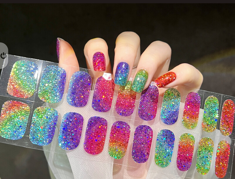 Disco Glitter Deluxe, 22er Nagelfolie Disco Glitter Deluxe, 22er Nagelfolie