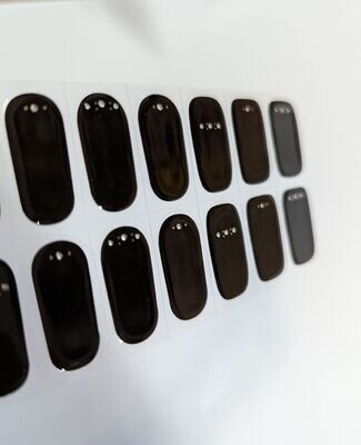 Black Glamour, UV-Gel-Folie, 20er-Nagelfolie Magic Nail Wraps NG200147 Black Glamour, UV-Gel-Folie, 20er-Nagelfolie Magic Nail Wraps NG200147