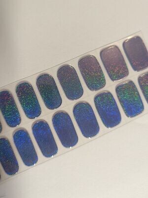 Sparkling Cornflower, UV-Gel-Folie, 20er-Nagelfolie Magic Nail Wraps NG200126 Sparkling Cornflower, UV-Gel-Folie, 20er-Nagelfolie Magic Nail Wraps NG200126
