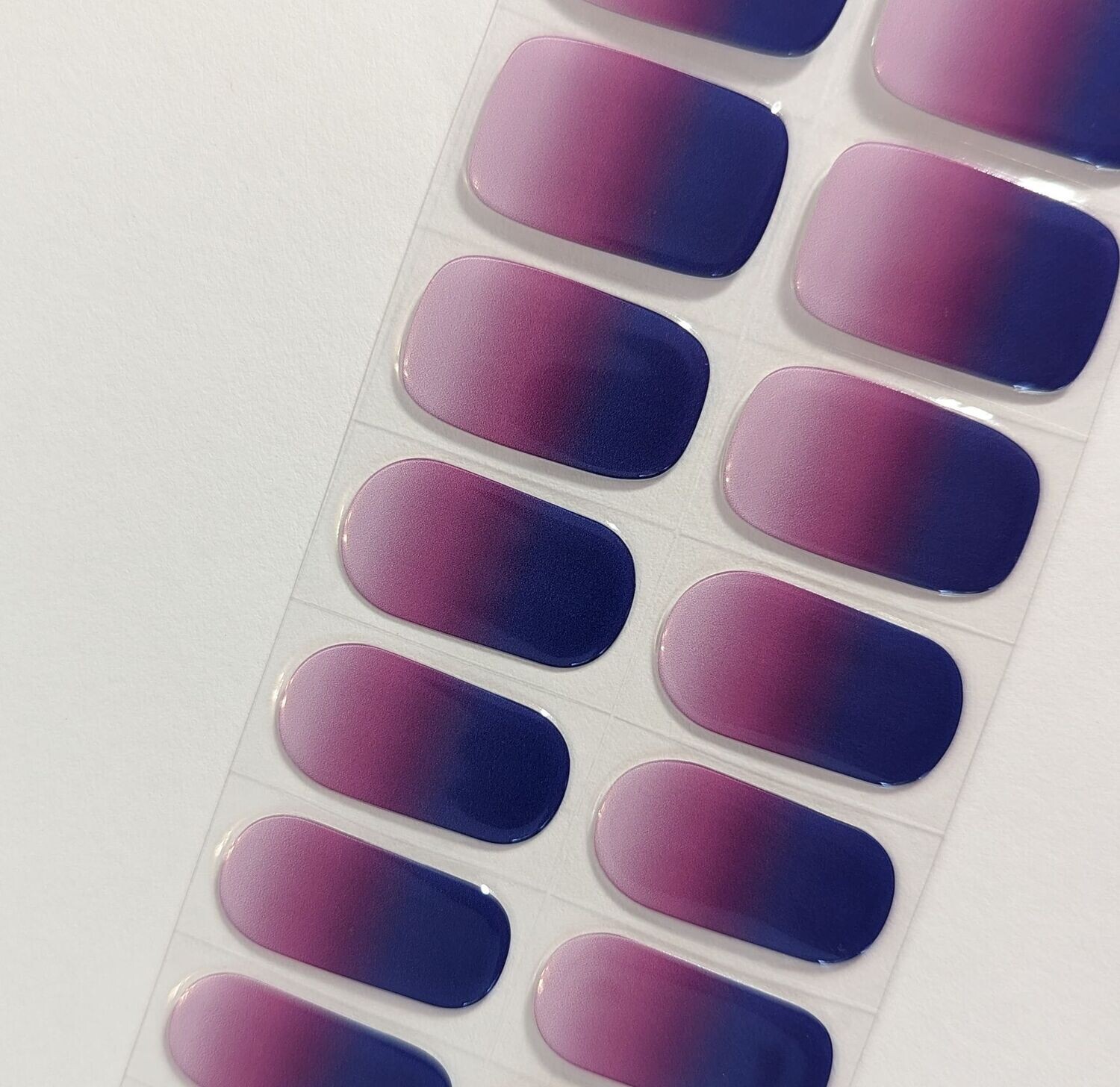 Purple Sunset, UV-Gel-Folie, 20er-Nagelfolie Magic Nail Wraps NG200110