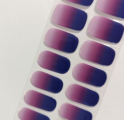 Purple Sunset, UV-Gel-Folie, 20er-Nagelfolie Magic Nail Wraps NG200110 Purple Sunset, UV-Gel-Folie, 20er-Nagelfolie Magic Nail Wraps NG200110