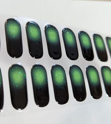 Shocking Green, UV-Gel-Folie, 20er-Nagelfolie Magic Nail Wraps NG200197 Shocking Green, UV-Gel-Folie, 20er-Nagelfolie Magic Nail Wraps NG200197
