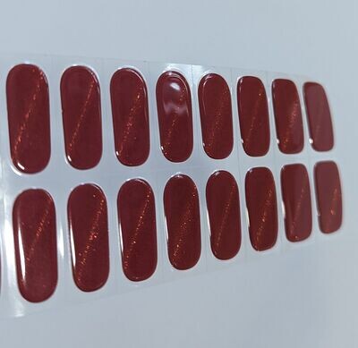 Rubin (Cat Eye), UV-Gel-Folie, 20er-Nagelfolie Magic Nail Wraps NG200208 Rubin (Cat Eye), UV-Gel-Folie, 20er-Nagelfolie Magic Nail Wraps NG200208