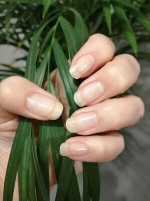 Transparente, UV-Gel-Folie, transparent, 20er-Nagelfolie Magic Nail Wraps NG200052