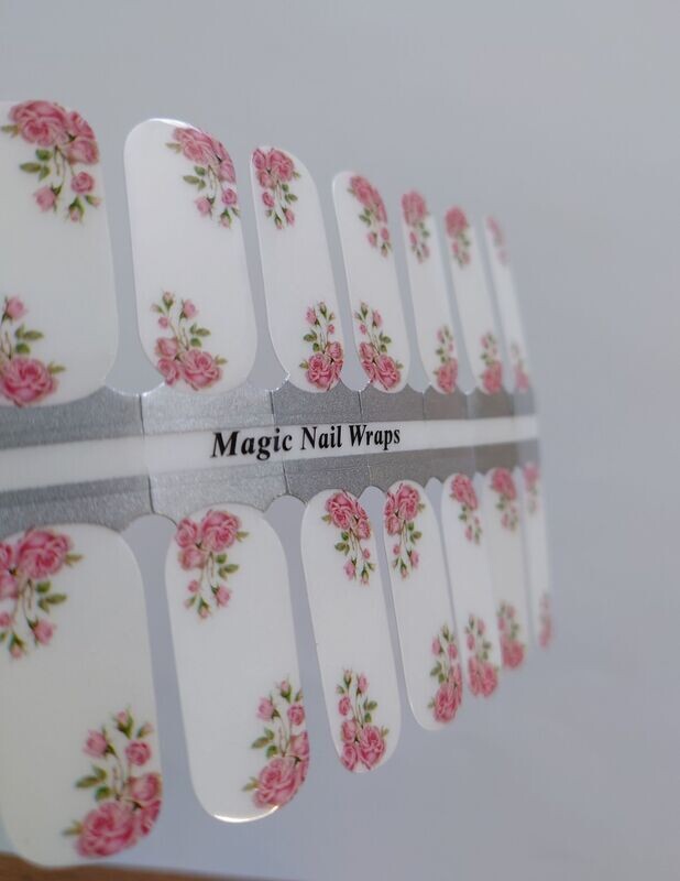 Magic Roses, Overlay, 16er-Nagelfolie Magic Roses, Overlay, 16er-Nagelfolie