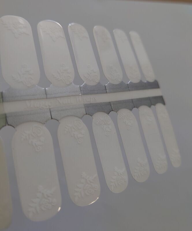White Roses, Overlay, 16er-Nagelfolie White Roses, Overlay, 16er-Nagelfolie