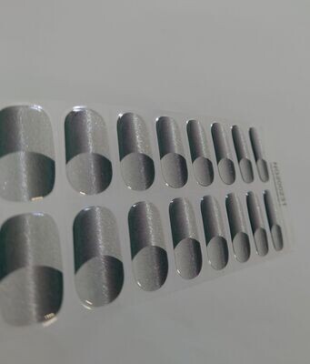 Confusing Grey Glitter, UV-Gel-Folie, 20er-Nagelfolie Magic Nail Wraps NG200231 Confusing Grey Glitter, UV-Gel-Folie, 20er-Nagelfolie Magic Nail Wraps NG200231