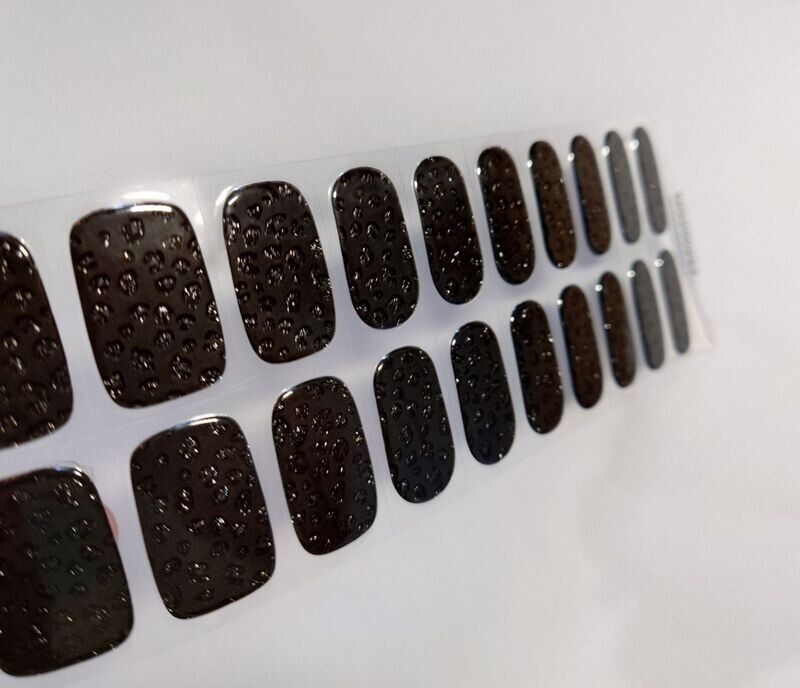 Black Jaguar, UV-Gel-Folie, 20er-Nagelfolie Magic Nail Wraps NG200257 Black Jaguar, UV-Gel-Folie, 20er-Nagelfolie Magic Nail Wraps NG200257