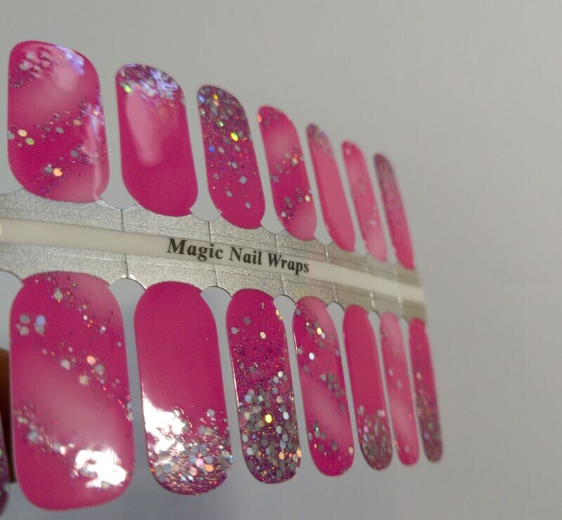 Beautiful Helen Hot in Pink 2.0, 16er-Nagelfolie Beautiful Helen Hot in Pink 2.0, 16er-Nagelfolie