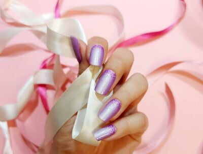 Ray of Lavender, 16er-Nagelfolie